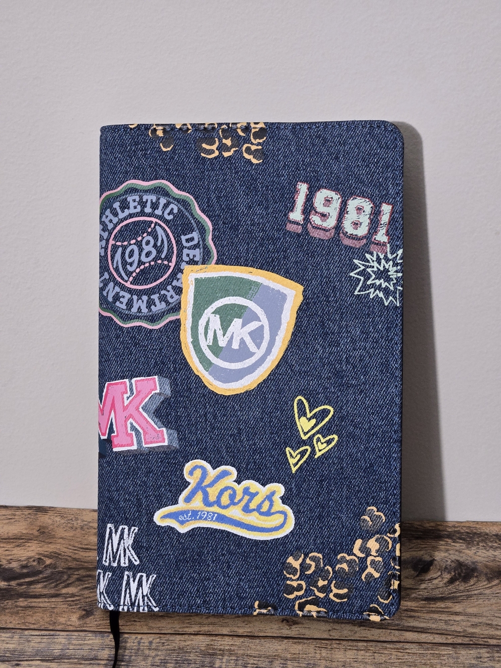NWT Michael Kors Denim Notebook